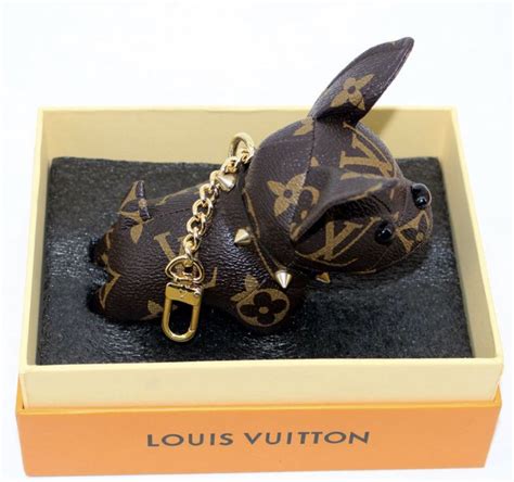 louis vuitton bulldog keyring|Louis Vuitton key pouch wallet.